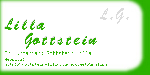 lilla gottstein business card